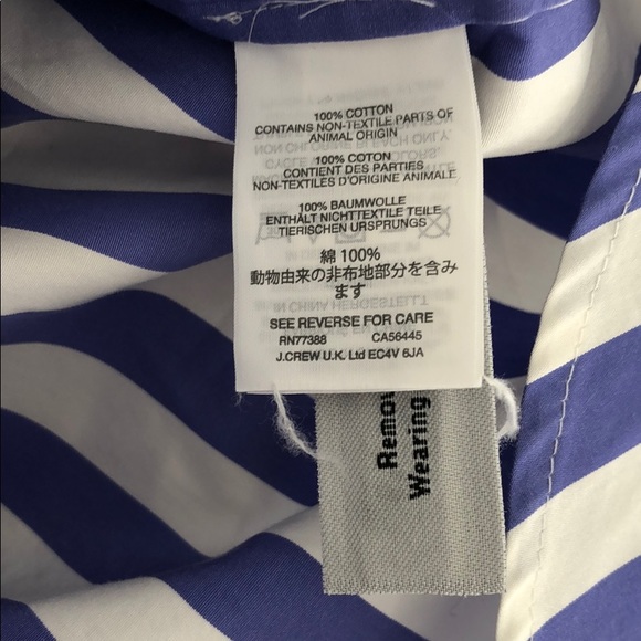 Thomas Mason for JCrew Striped Off Shoulder Blouse - Picture 8 of 8